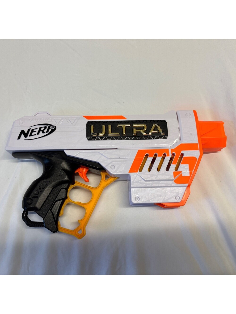 NERF Ultra #5 Five Blaster -Tested Works, Length 13”, No Darts